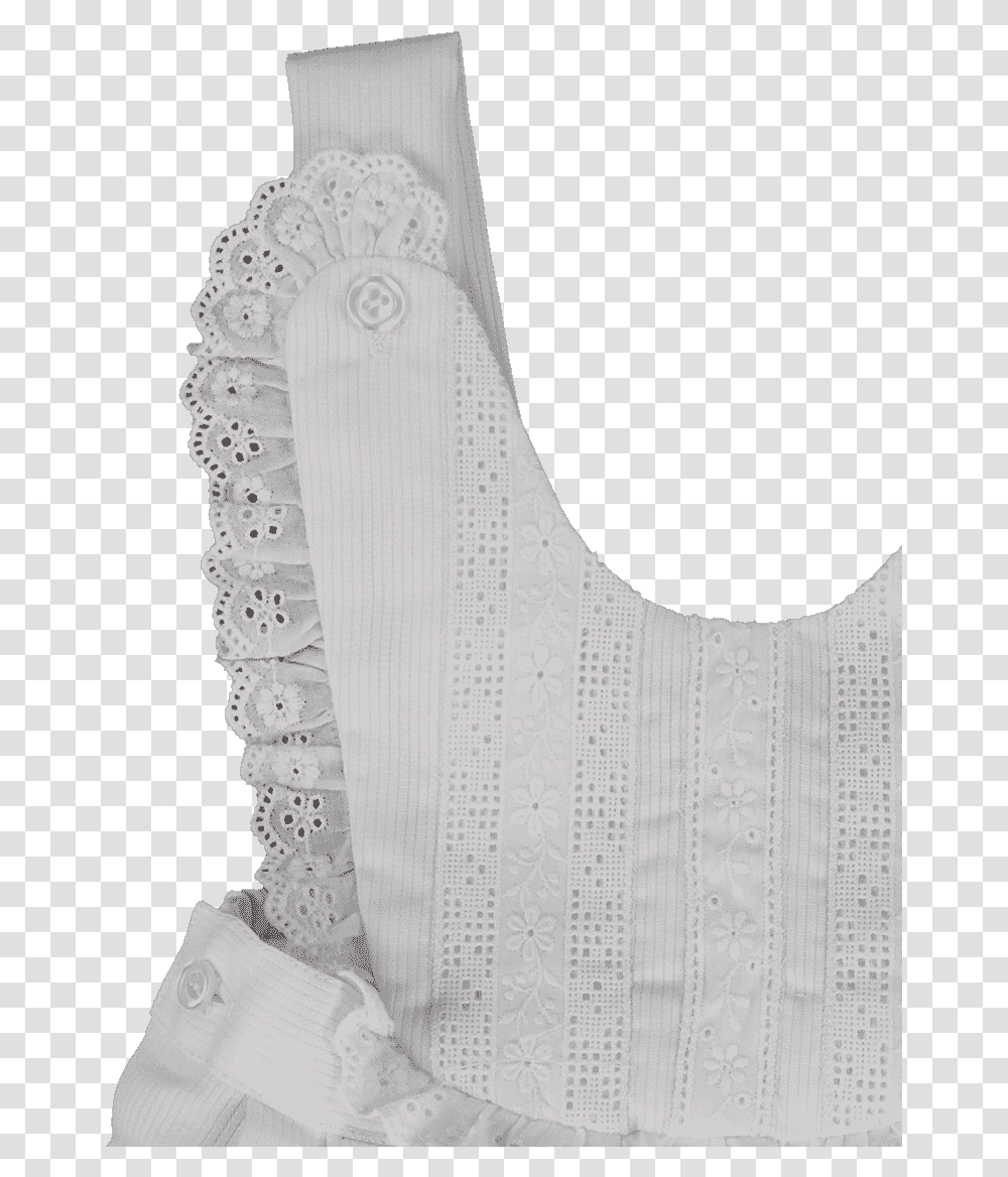 White Lace Pattern Chair, Apparel, Scarf Transparent Png