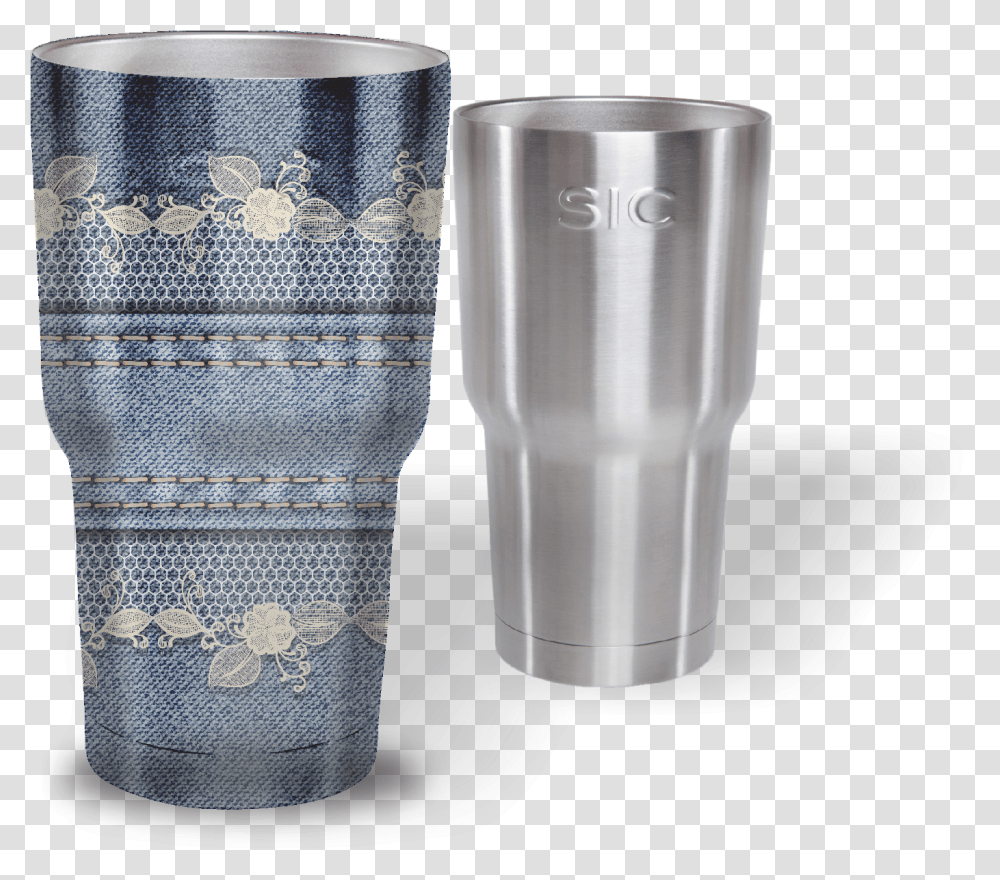 White Lace Pattern, Shaker, Bottle, Glass, Mixer Transparent Png