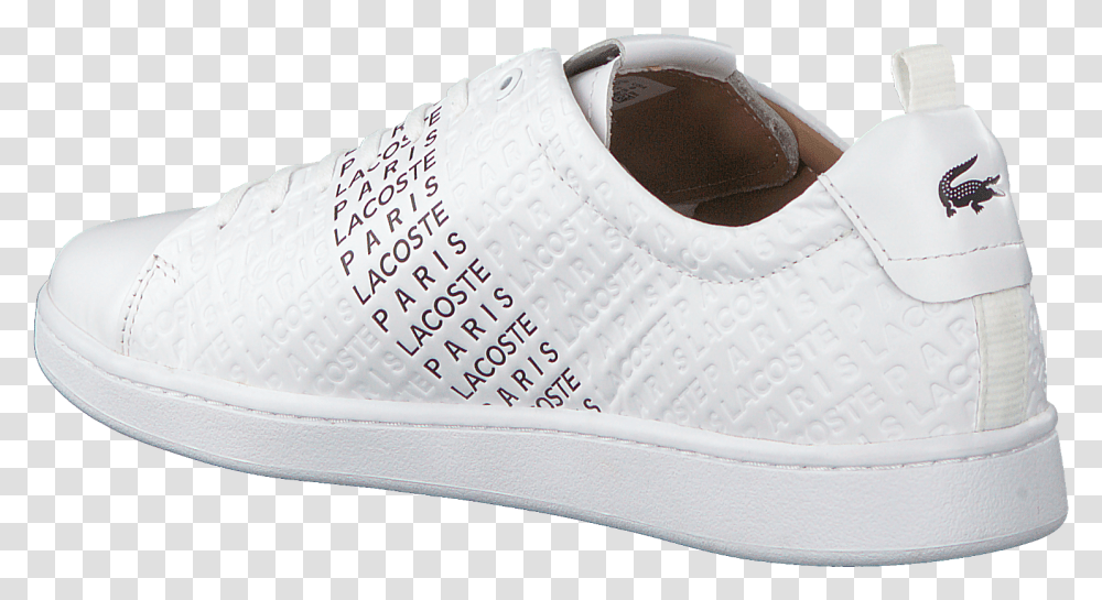 White Lacoste Sneakers Carnaby Evo 319 12 Slip On Shoe, Footwear, Apparel Transparent Png