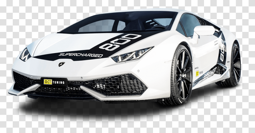 White Lamborghini Huracan O Ct800 Supercharged Car Image Lamborghini Cars, Vehicle, Transportation, Tire, Sports Car Transparent Png