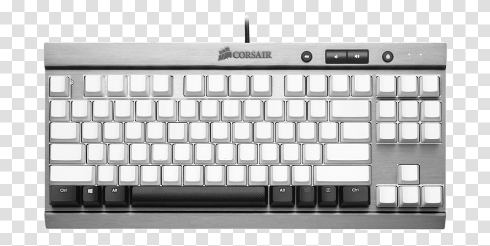 White Laptop Keyboard Apple, Computer Keyboard, Computer Hardware, Electronics, Mobile Phone Transparent Png
