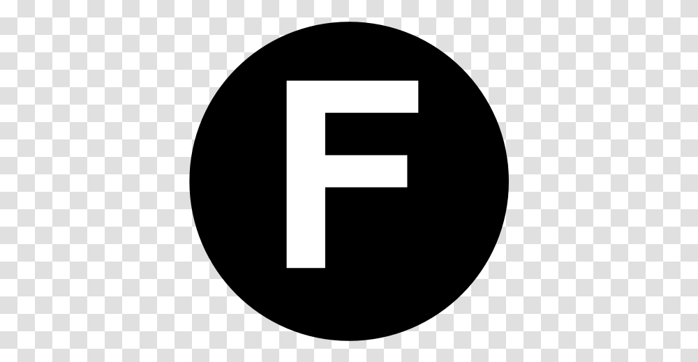 White Letter F Clip Art Circle, Word, Logo, Symbol, Trademark Transparent Png