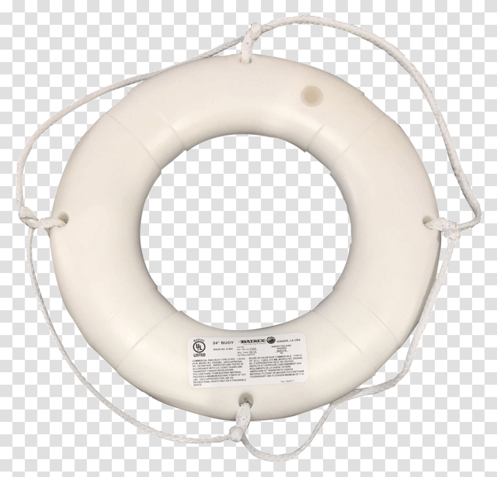 White Lifering Circle, Tape, Life Buoy, Helmet, Clothing Transparent Png