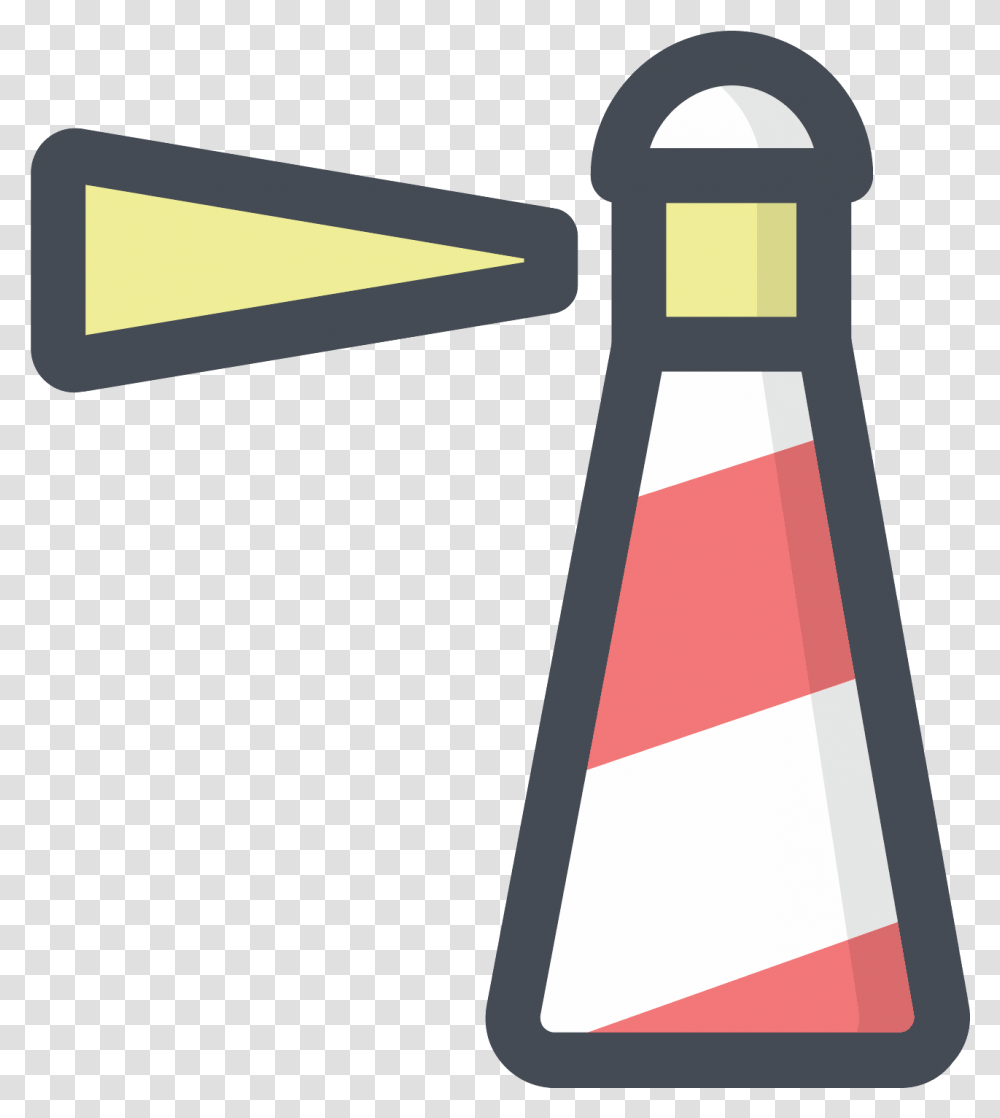 White Lighthouse Icon Free Download Vertical, Cone, Mailbox, Letterbox, Bottle Transparent Png