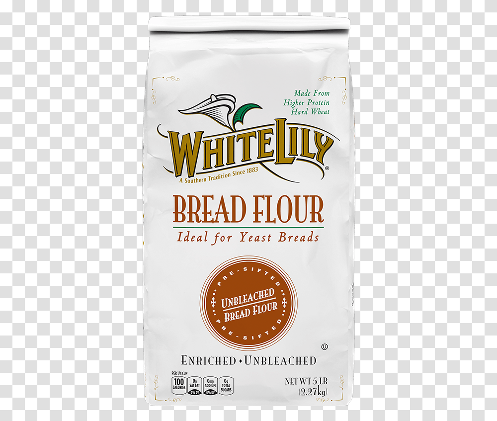 White Lily Bread Flour, Powder, Food, Plant, Lager Transparent Png