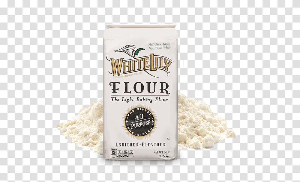 White Lily Rice Flour, Powder, Food, Plant, Vegetable Transparent Png
