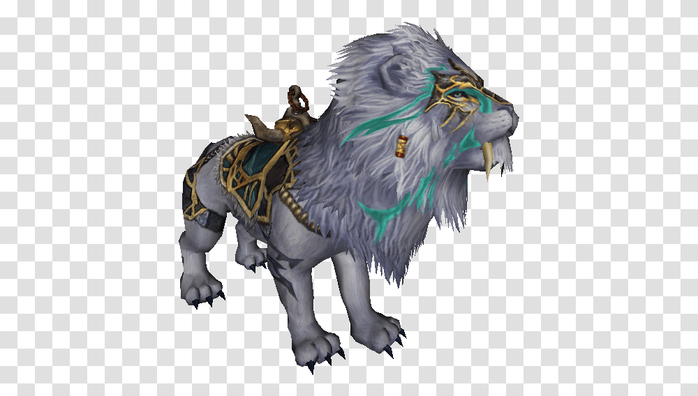 White Lion, Dragon, Figurine, Art, Horse Transparent Png