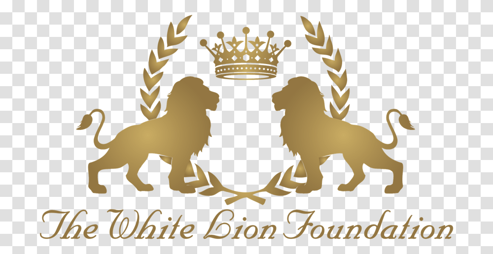White Lion Foundation Logo 03 Crop Lion Silhouette, Lighting, Mansion, Housing, Building Transparent Png