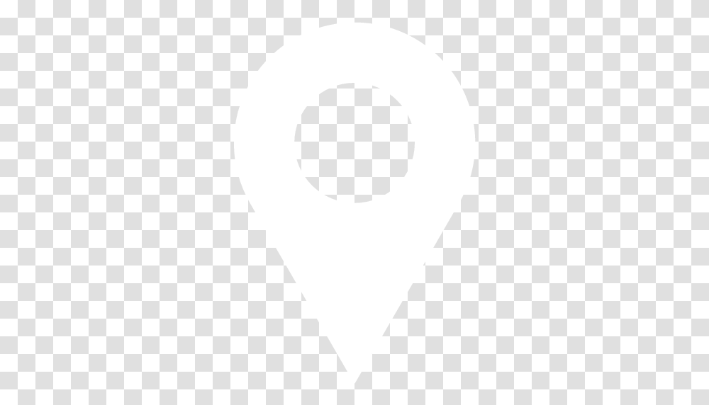 White Location Icon, Plectrum, Path, Pillow, Cushion Transparent Png