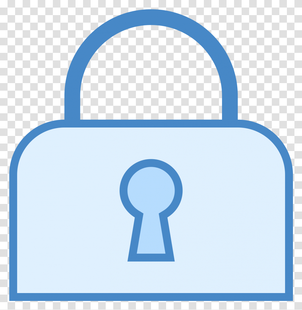 White Lock, Security Transparent Png