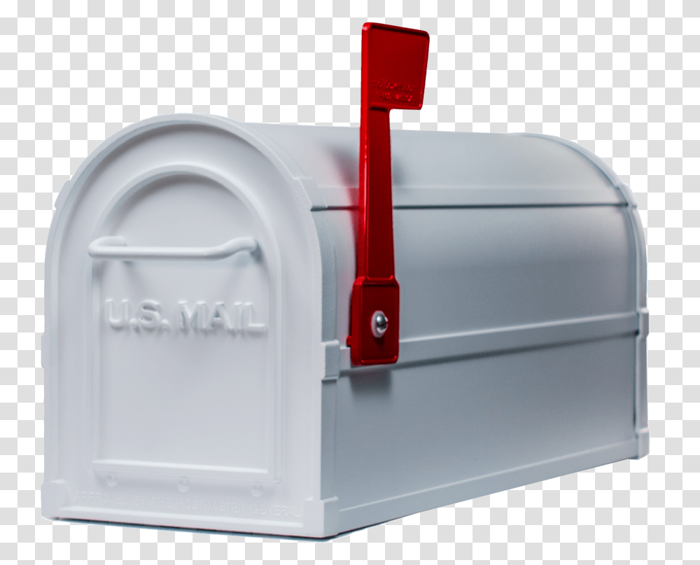 White Mailbox Machine, Letterbox, Postbox, Public Mailbox Transparent Png