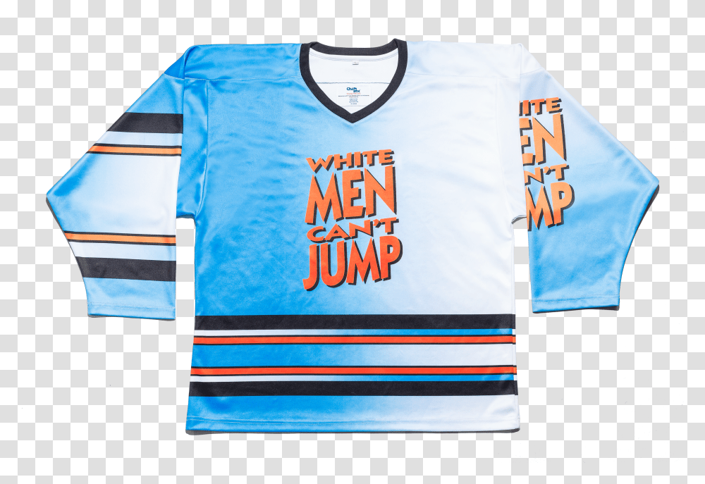 White Men Cant Jump Hockey Jersey Active Shirt Transparent Png