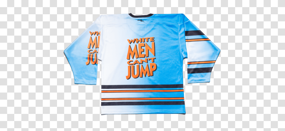 White Men Cant Jump Hockey Jersey, Apparel, Shirt, Sleeve Transparent Png