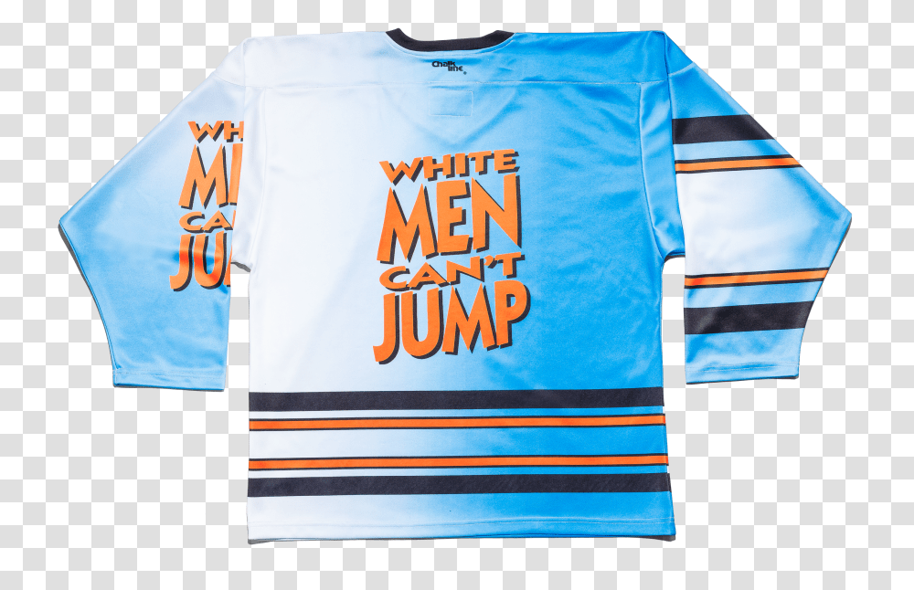 White Men Cant Jump Hockey Jersey - Chalk Line Apparel Active Shirt Transparent Png