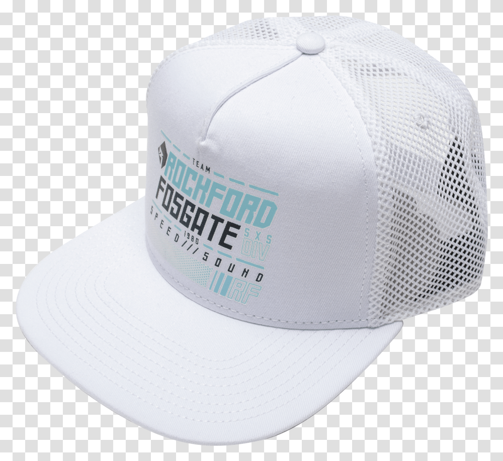 White Mesh Back Hat Rf Graphic For Baseball, Clothing, Apparel, Baseball Cap Transparent Png