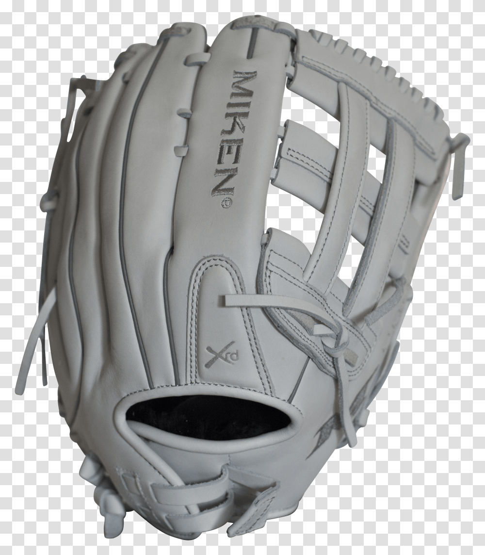 White Miken Softball Gloves, Apparel, Baseball Glove, Team Sport Transparent Png