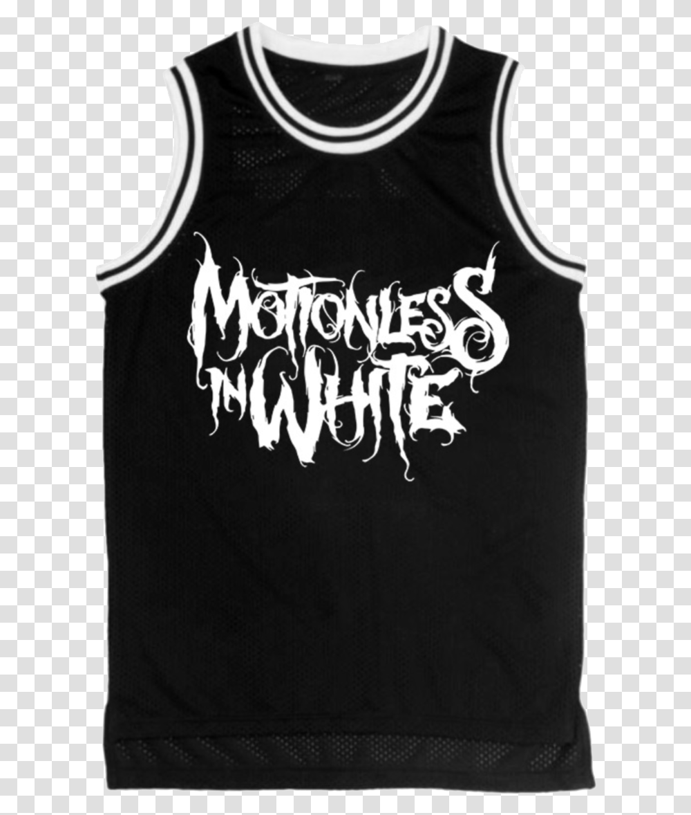 White Motionless In White Logo Shirt, Clothing, Apparel, Tank Top, T-Shirt Transparent Png