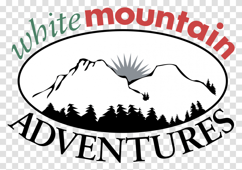 White Mountain Adventures Logo Mountain Vector, Poster, Advertisement, Nature Transparent Png