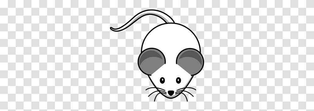 White Mouse Both Grey Ears Clip Arts For Web, Stencil, Electronics Transparent Png