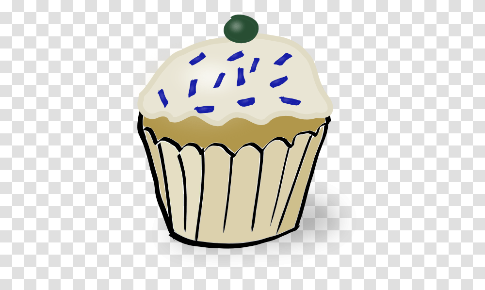 White Muffin Clipart, Cupcake, Cream, Dessert, Food Transparent Png