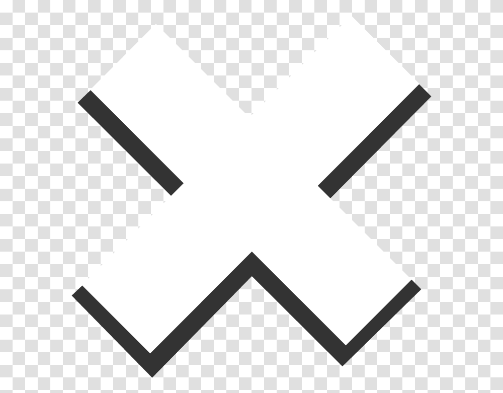 White Multiplication Sign, Logo, Trademark Transparent Png