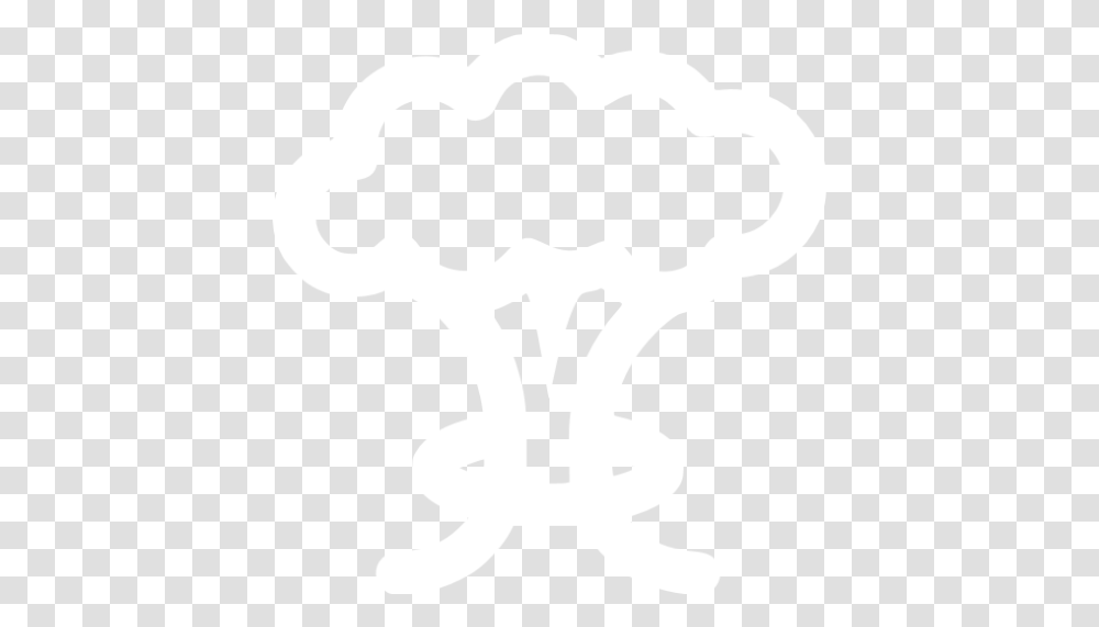 White Mushroom Cloud Icon Icon Mushroom Cloud White, Plant, Stencil, Food Transparent Png