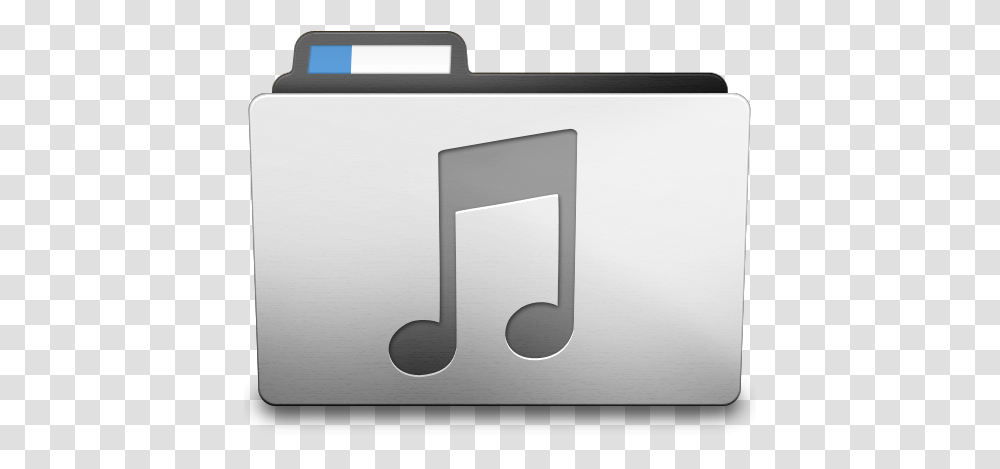White Music Icon Images Black & White Music Icons Folder Icon Music, File Binder, File Folder Transparent Png
