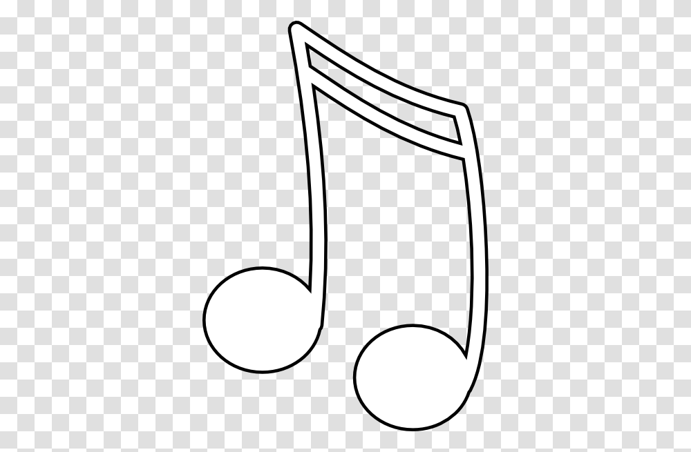 White Music Note Clip Art, Stencil, Number Transparent Png