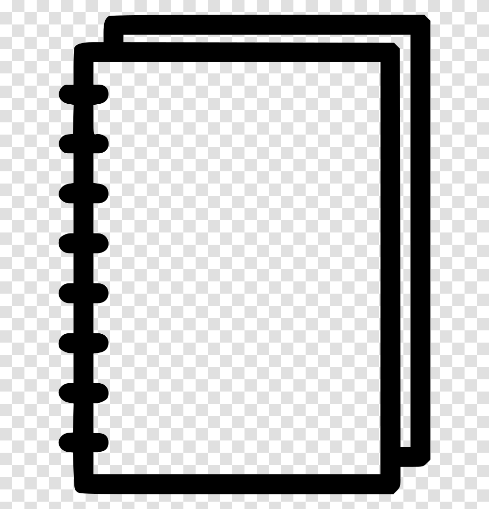 White Notebook Icon, Diary, Page Transparent Png