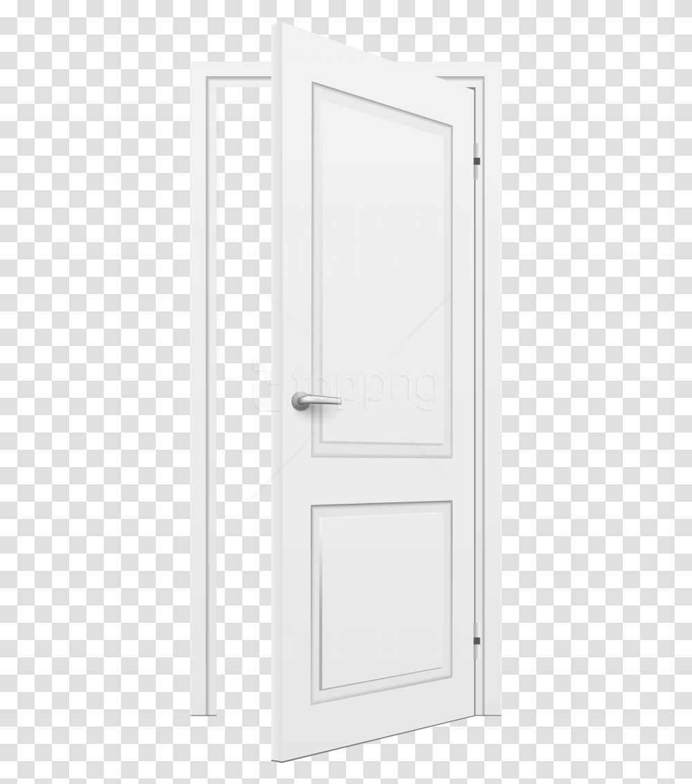 White Open Door Cartoons White Open Door, Furniture, Sliding Door, French Door Transparent Png