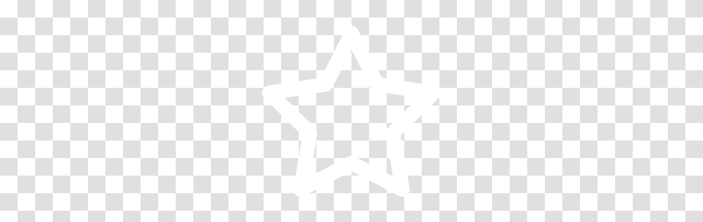 White Outline Star Icon, Texture, White Board, Apparel Transparent Png