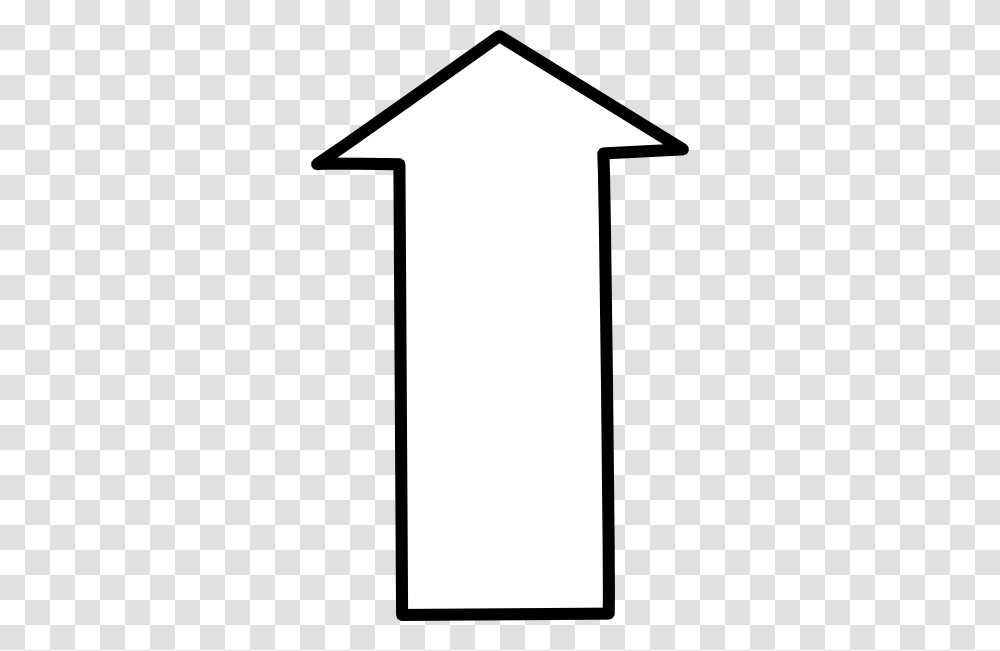 White Outline Up Arrow Clip Art, Number, Cross Transparent Png