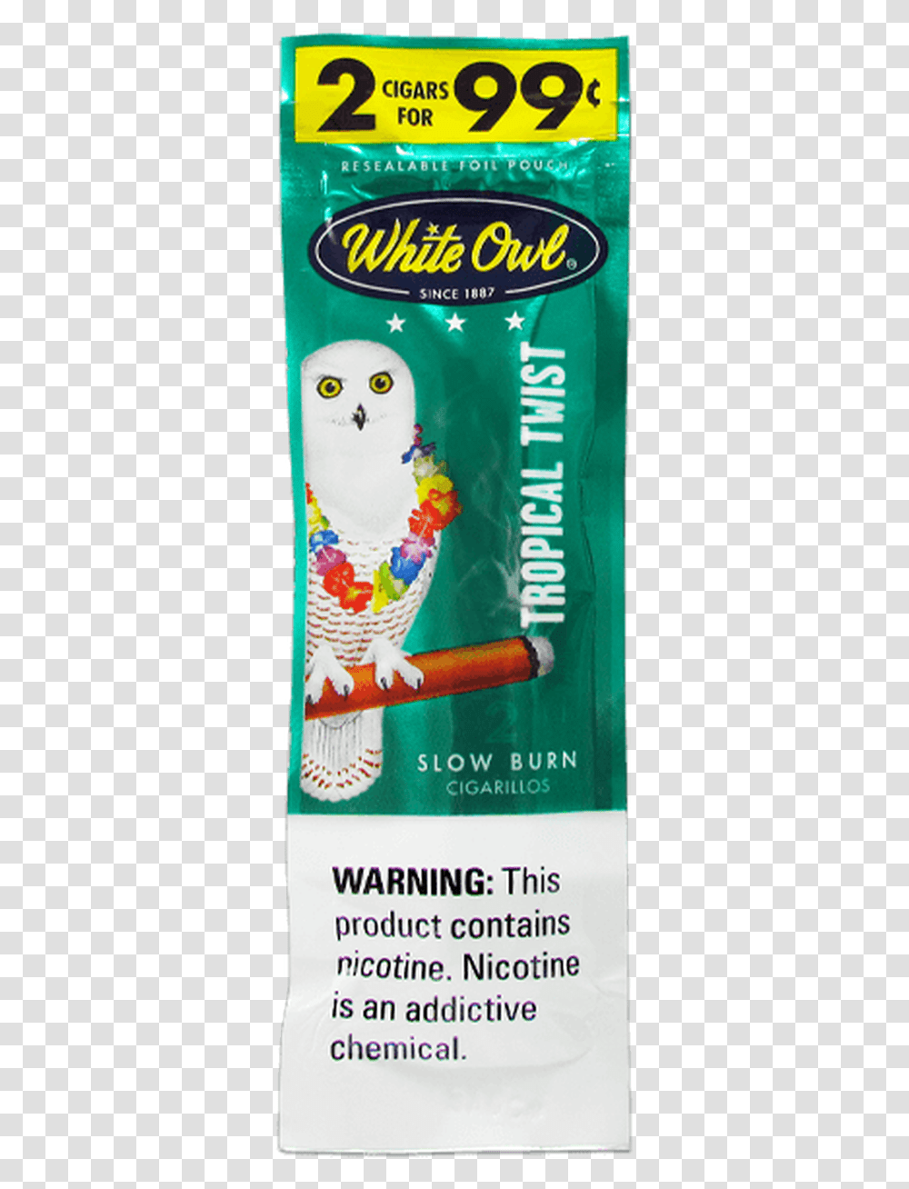 White Owl Cigarillos Tropical Twist Pack White Owl Watermelon Smash, Poster, Advertisement Transparent Png