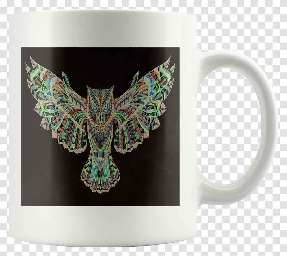 White Owl Mug, Coffee Cup, Glass Transparent Png