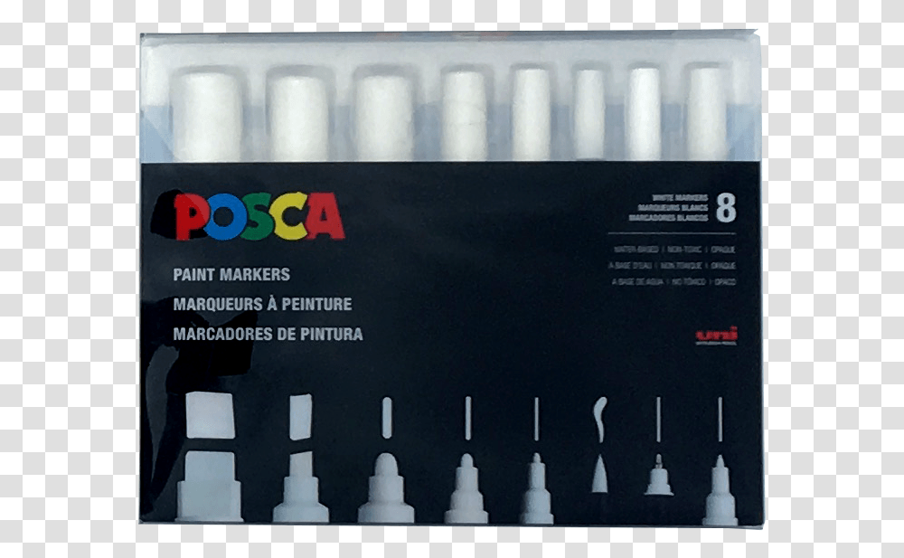 White Paint Marker Posca, Electronics, Chess, Game Transparent Png