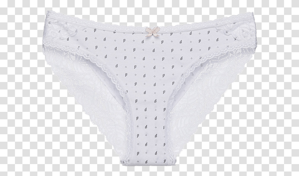 White Panties With Pattern, Apparel, Lingerie, Underwear Transparent Png