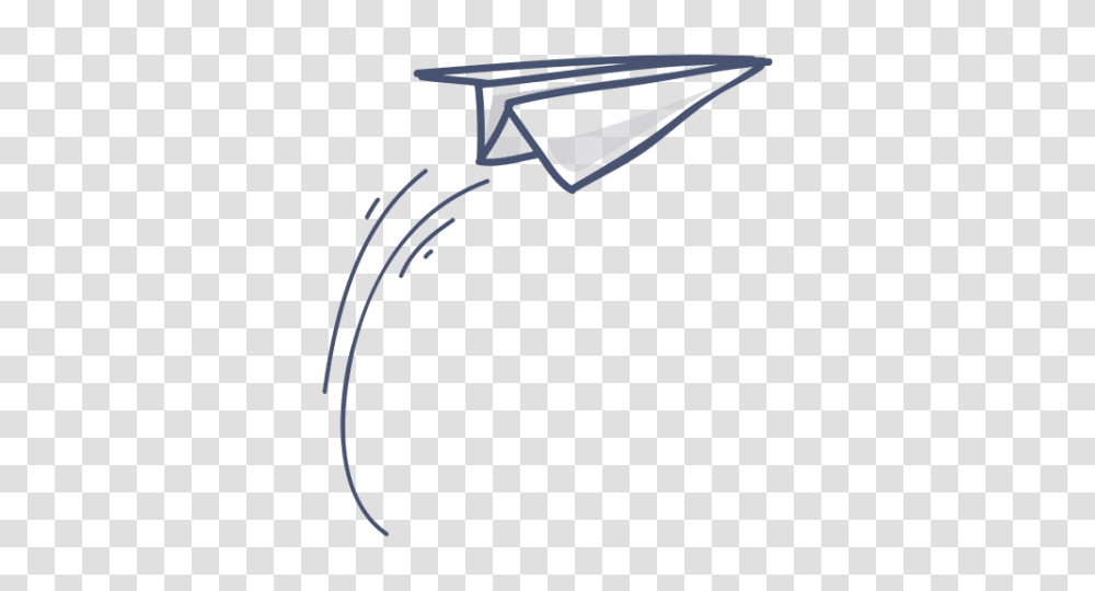 White Paper Plane, Arrow, Arrowhead Transparent Png