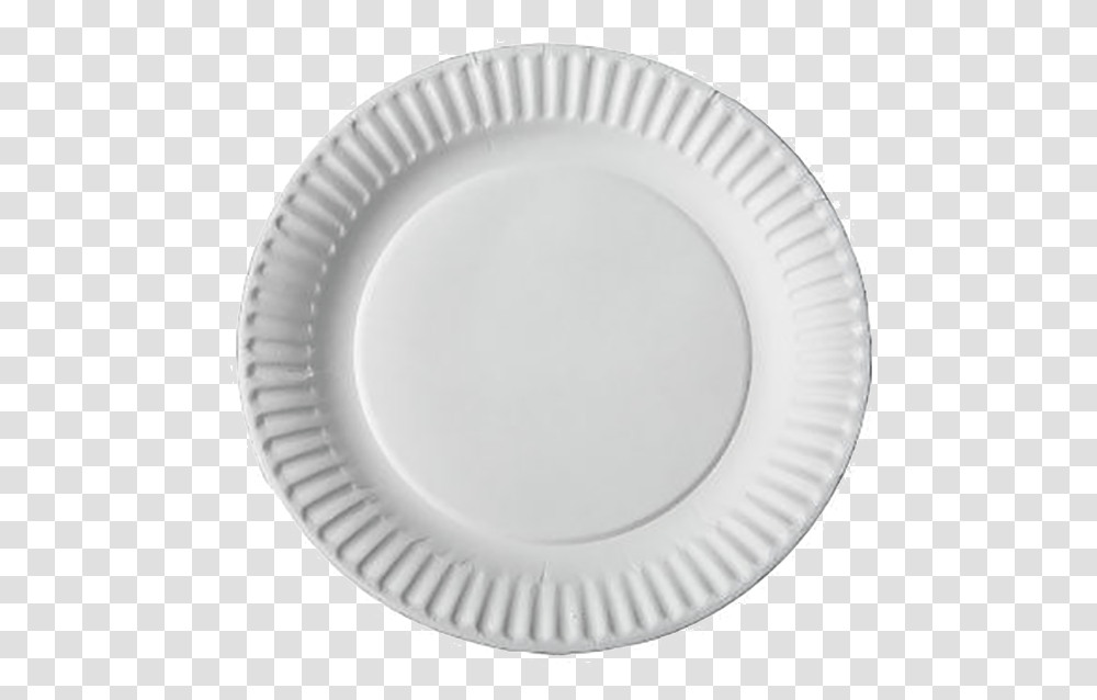 White Paper Plate, Porcelain, Pottery, Dish Transparent Png