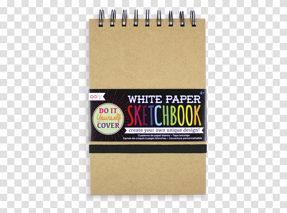 White Paper Sketchbook Sketchbook, Cardboard, Box, Carton, Poster Transparent Png