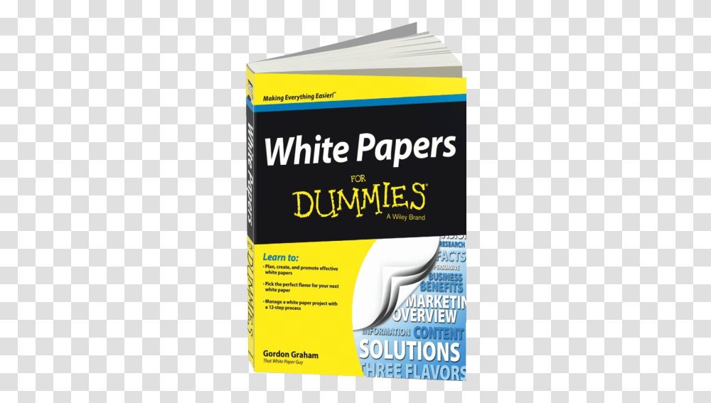 White Papers For Dummies Here's What People Are Saying White Papers For Dummies, Flyer, Poster, Advertisement, Brochure Transparent Png