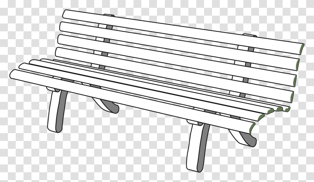White Park Bench, Furniture, Piano, Leisure Activities, Musical Instrument Transparent Png