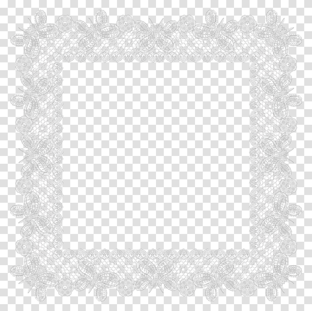 White Pattern & Clipart Free Download Ywd Line Art, Lace, Rug, Tablecloth Transparent Png