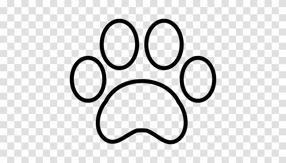 White Paw Print Icon, Light, Traffic Light Transparent Png