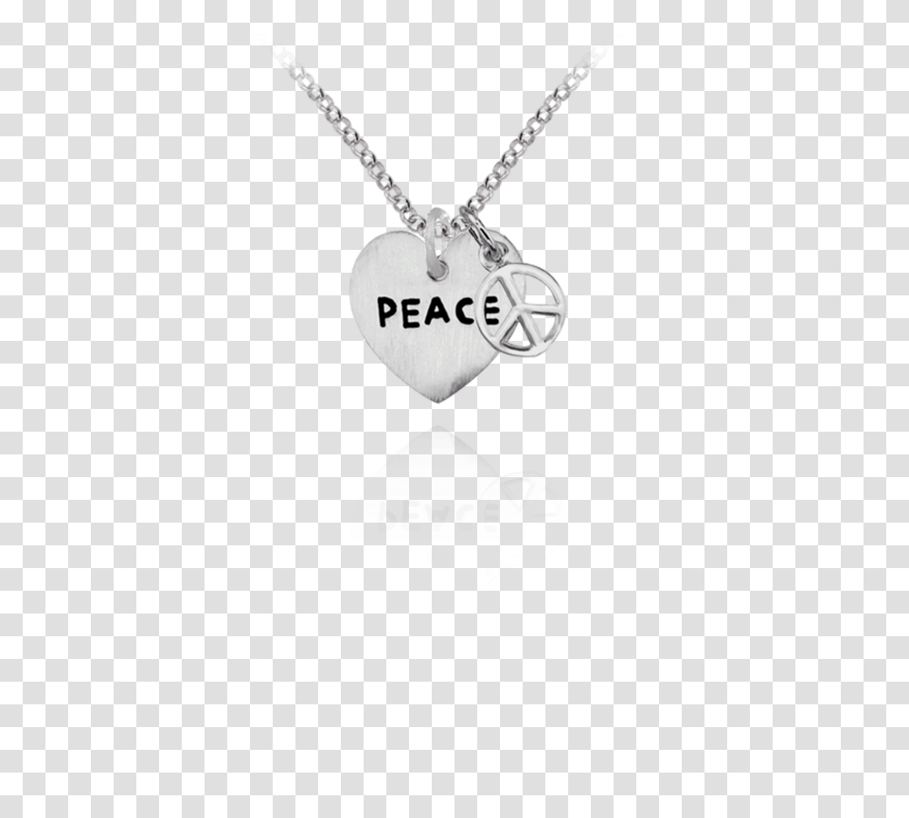 White Peace Sign Locket, Pendant, Plectrum, Necklace, Jewelry Transparent Png