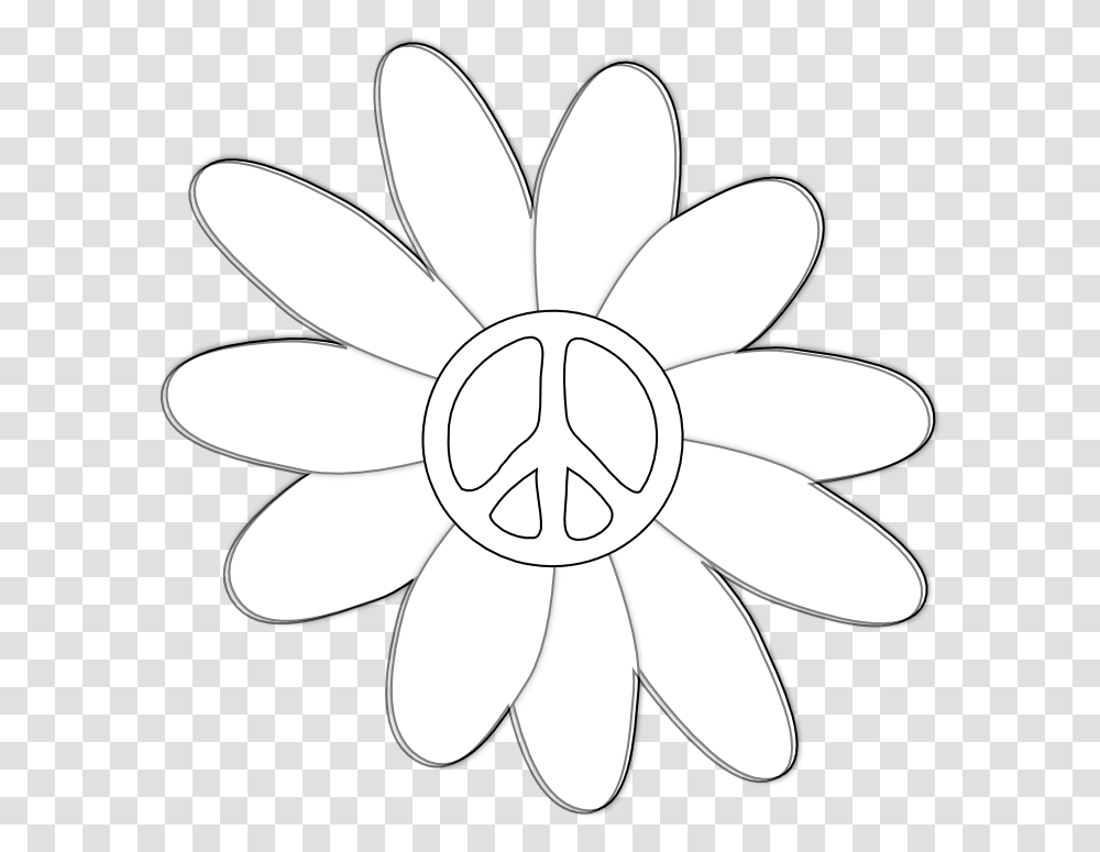 White Peace Sign Maratn De Medelln 2019, Daisy, Flower, Plant, Daisies Transparent Png