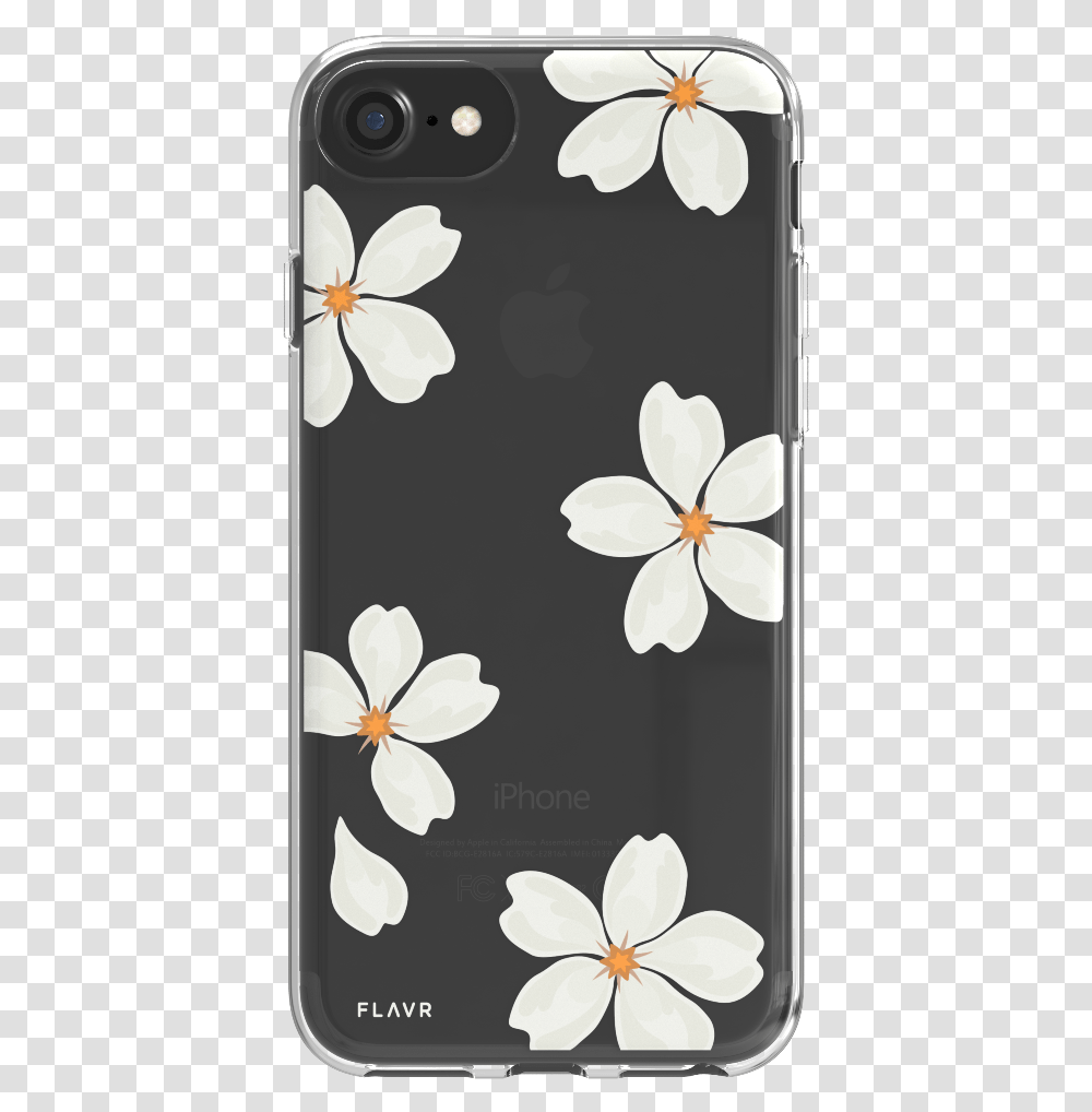 White Petals, Plant, Phone, Electronics, Mobile Phone Transparent Png