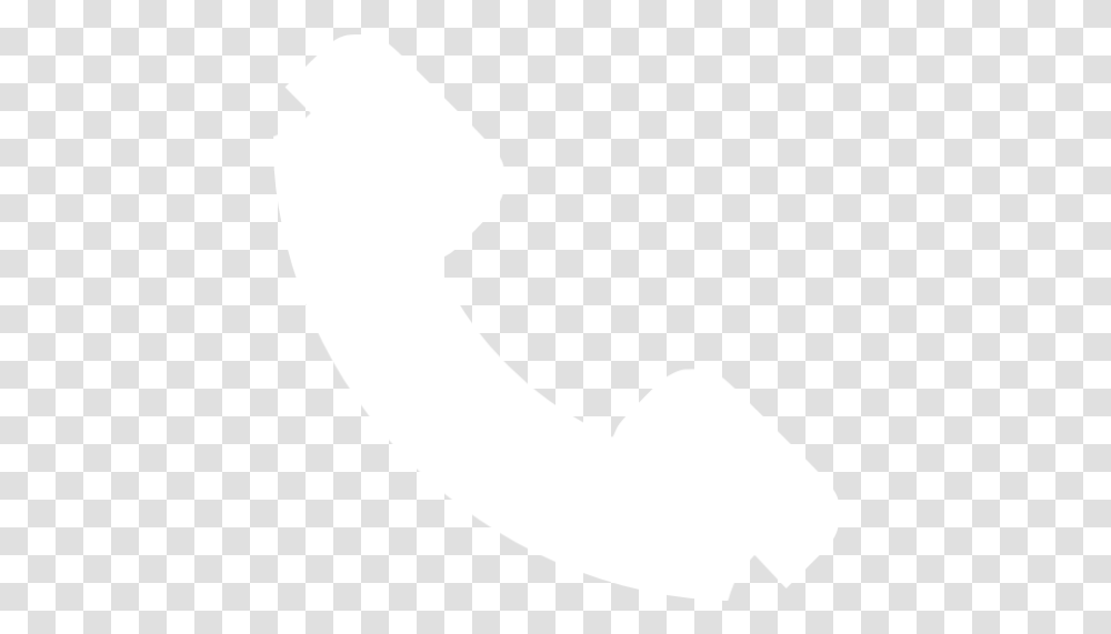 White Phone Icon Tel Icon White, Alphabet, Text, Symbol, Hook Transparent Png