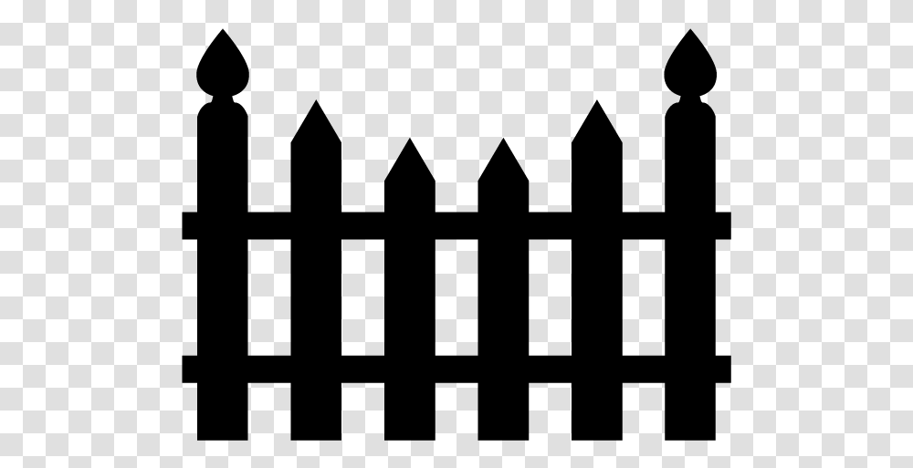 White Picket Fence Stencil, Gray, World Of Warcraft Transparent Png