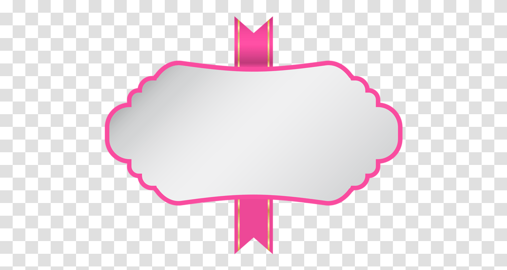 White Pink Label Clip Art Image Molduras Etiquetas Infographic Label, Lamp, Symbol, Hand Transparent Png