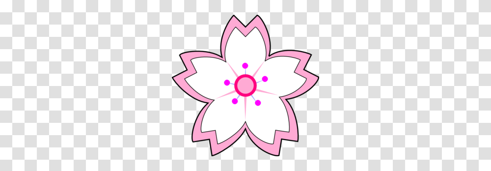 White Pink Sakura Clip Art, Pattern, Ornament, Purple, Floral Design Transparent Png